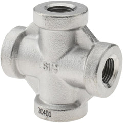 Stainless Steel Pipe Fittings; Fitting Type: Cross; End Connection: NPT