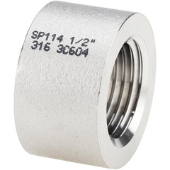 Stainless Steel Pipe Fittings; Fitting Type: Half Coupling; End Connection: NPT