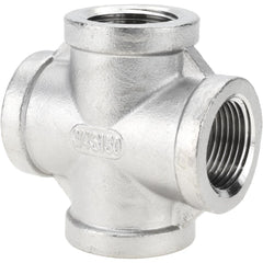 Stainless Steel Pipe Fittings; Fitting Type: Cross; End Connection: NPT