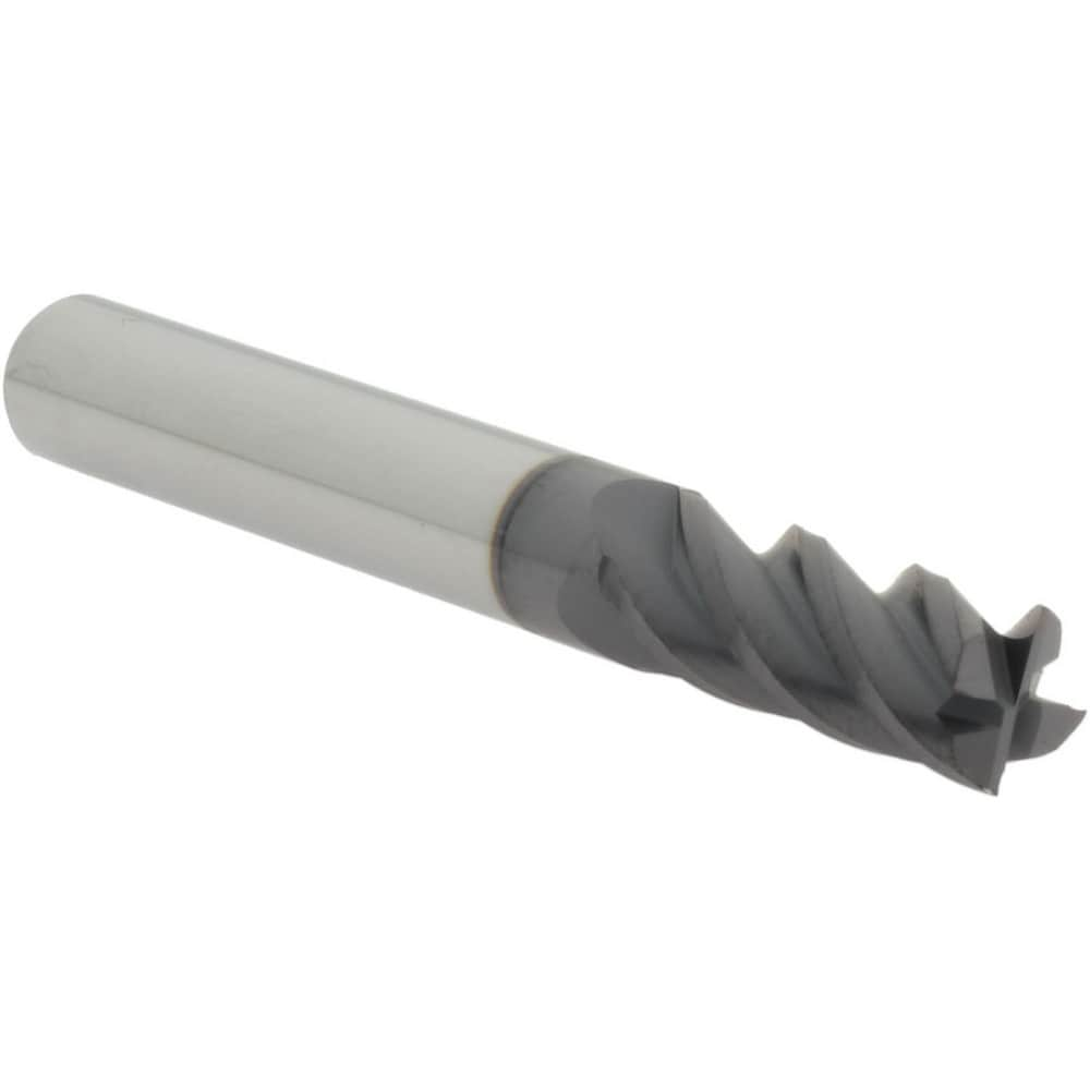 Square End Mill: 8.00 mm Dia, 20.00 mm LOC, 4 Flute, Solid Carbide