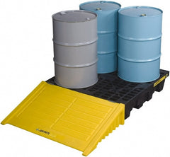 Spill Control Pallet:  4 Drum,  73.00 gal,  5000.00 lb,  Polyurethane