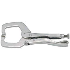 Locking Pliers; Jaw Texture: Serrated; Jaw Style: Serrated Jaw; Overall Length Range: 10 in & Longer; Overall Length (Inch): 11