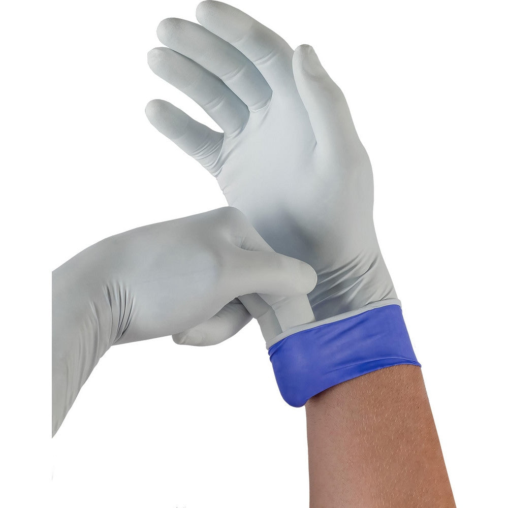 Disposable Gloves: Size Small, 5.5 mil, Nitrile, Medical Grade, Powder-Free