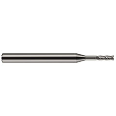 Square End Mill: 0.1562" Dia, 0.4700" LOC, 4 Flute, Solid Carbide