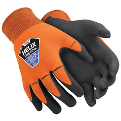 Cut, Puncture & Abrasion-Resistant Gloves: HexArmor Helix, Size X-Large, ANSI Cut A1, ANSI Puncture 2, Nitrile, Nylon