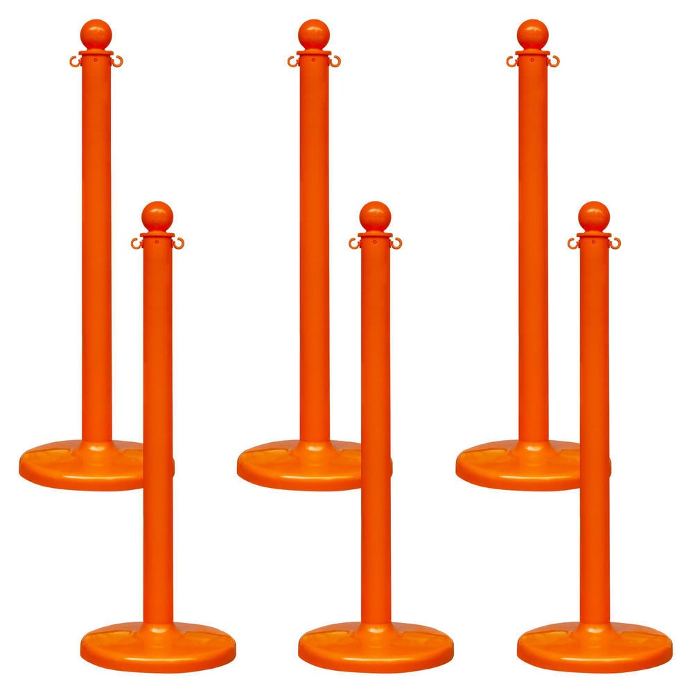 Barrier Posts; Post Type: Standard Post; Post Material: Polyethylene, Plastic; Base Material: Plastic; Surface Style: Solid Color