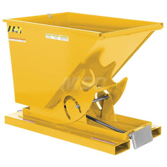 Stationary Tilt Hopper: 6,000 lb Capacity, 34" Wide, 51.88" Long, 38.0625" High