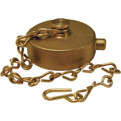 Brass & Chrome Pipe Fittings; Fitting Type: Brass Cap; Fitting Size: 1-1/2; End Connections: Compression Cap; Material Grade: 360; Connection Type: Threaded; Pressure Rating (psi): 175; Fitting Shape: Straight; Thread Standard: NST