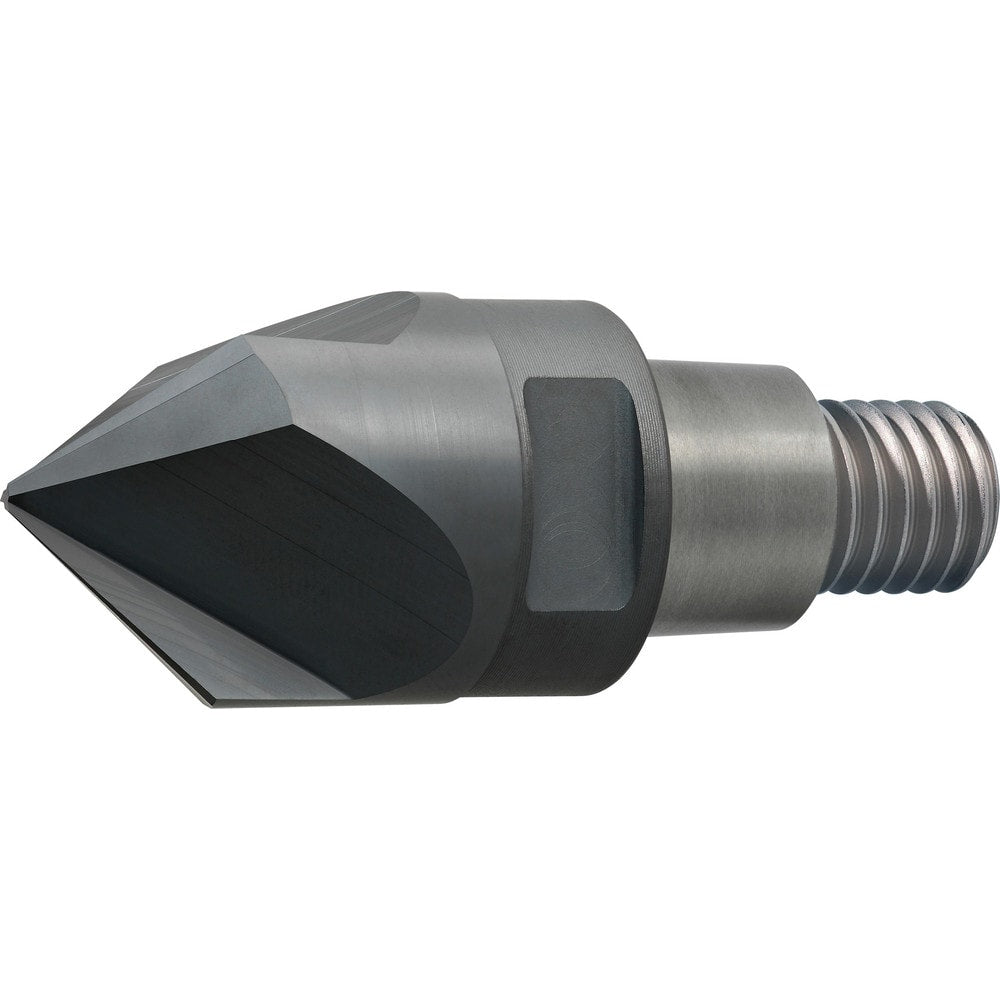 Corner Radius & Corner Chamfer End Mill Heads; Mill Diameter (mm): 20.00; Chamfer Width (mm): 9.200; Chamfer Width (Decimal Inch): 0.362; Chamfer Angle: 48.000; Length of Cut (mm): 9.2000; Number Of Flutes: 3