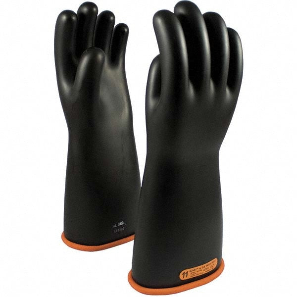 Rubber Linesman Gloves: Novax Class 4, 16" Long