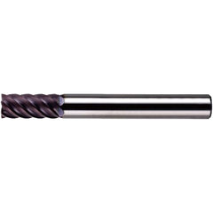 Square End Mill: 1.00 mm Dia, 2.00 mm LOC, 4 Flute, Solid Carbide