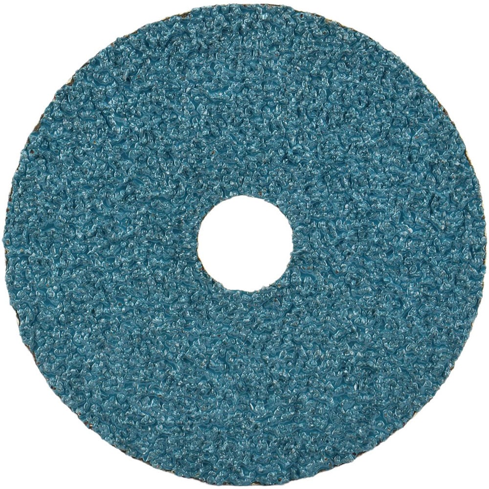 Fiber Disc:  5" Disc Dia, Arbor Hole, 60 Grit, Zirconia Alumina