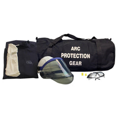 Arc Flash Clothing Kit: Size Large, Cotton, Bib Overalls, Hoods & Jacket