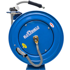 BluBird BluShield 3000 psi 1/4" X 50' Heavy Duty Single Arm Pressure Washer Hose Reel Assembly