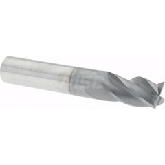 Roughing & Finishing End Mills; Mill Diameter (Fractional Inch): 1/2; Number Of Flutes: 4; End Mill Material: Solid Carbide; Length of Cut (Inch): 1; Coating/Finish: AlCrN