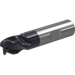 Corner Radius End Mill: 1/2" Dia, 1-1/2" LOC, 0.0600" Radius, 4 Flute, Solid Carbide