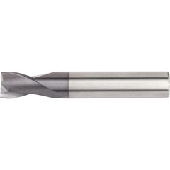 Square End Mill: 14.00 mm Dia, 75.00 mm LOC, 2 Flute, Solid Carbide