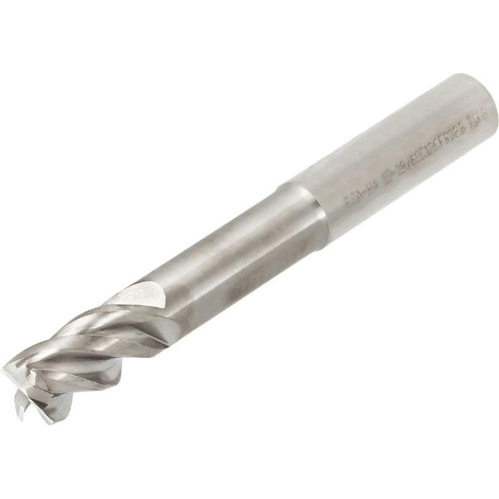 Corner Radius End Mill: 16 mm Dia, 24.00 mm LOC, 4 Flute, Solid Carbide