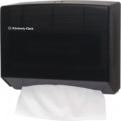 Scottfold Folded Towel Dispenser, Black, 10.75" x 9.0" x 4.75"