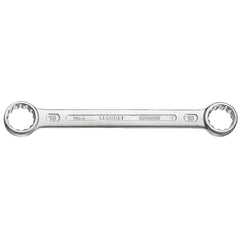 Flat Ring Box End Wrench: 12 Point, Double End