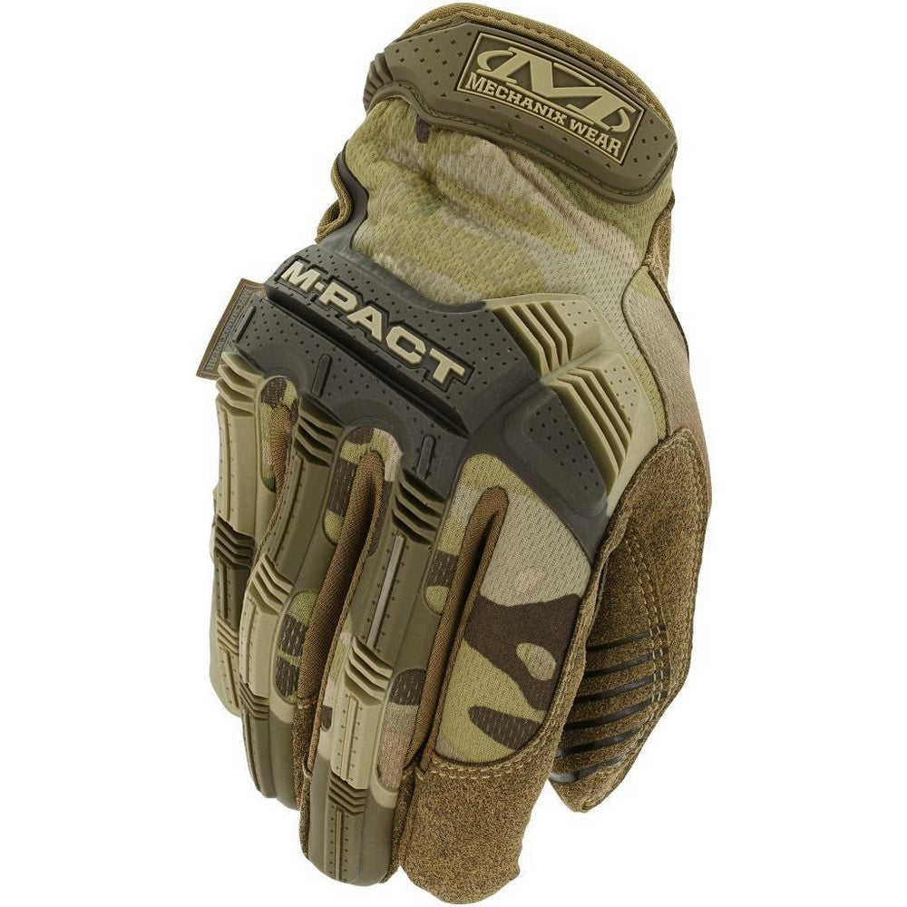 Work Gloves: Mechanix Wear MPT-78, Size 2X-Large, Leather Lined, Leather, Tactical