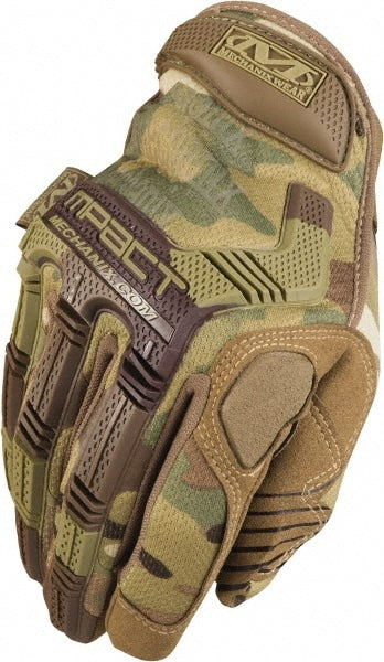 Work Gloves: Mechanix Wear MPT-78, Size Large, Leather Lined, Leather, Tactical