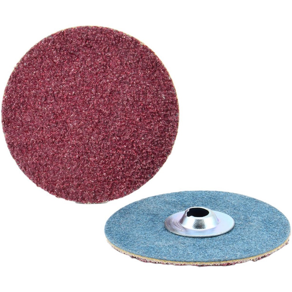 Quick-Change Disc: Type S, 1" Dia, 36 Grit, Aluminum Oxide, Coated