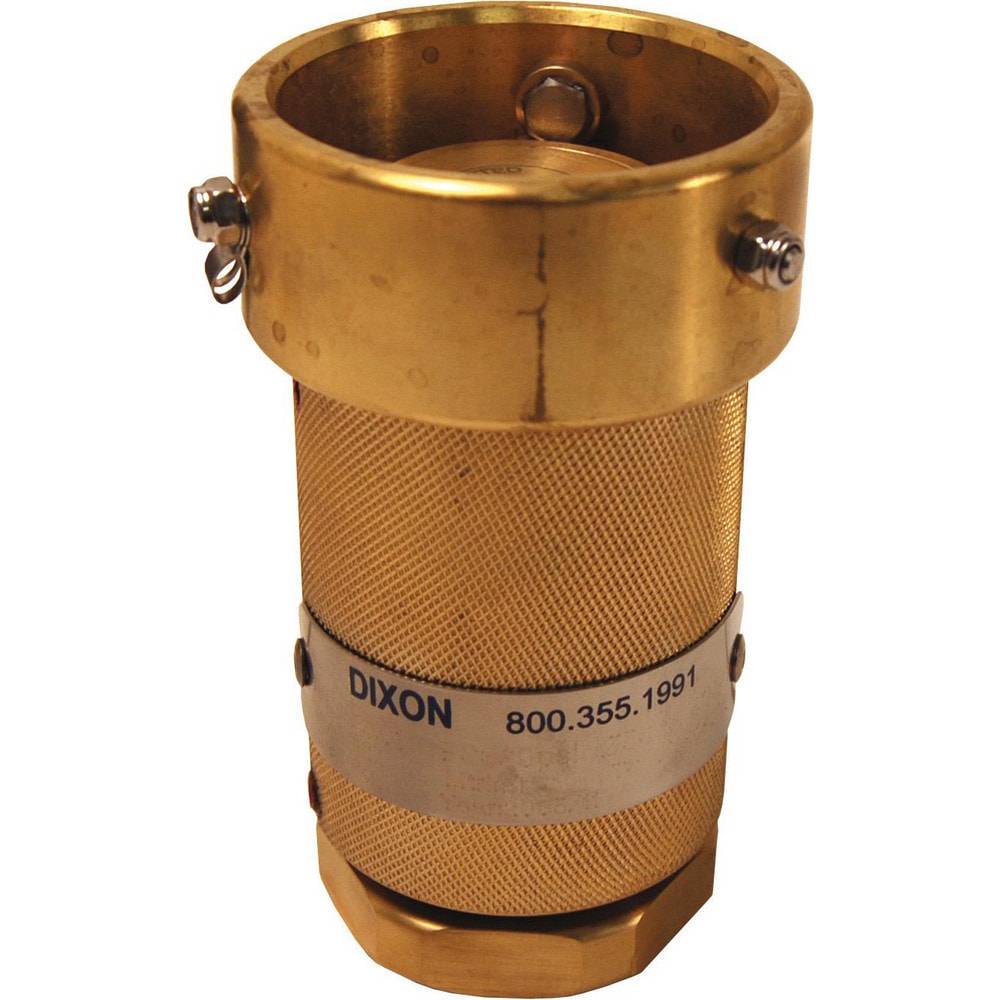 Reusable Hose Fittings; Type: Coupler; Thread Size: 1 in; Material: Brass; Thread Standard: NPT; Connection Type: Threaded