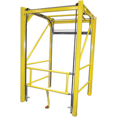 Rail Safety Gates; Material: Steel; Overall Width: 27 in; Width (Inch): 27; Self Closing: No; Color: Safety Yellow