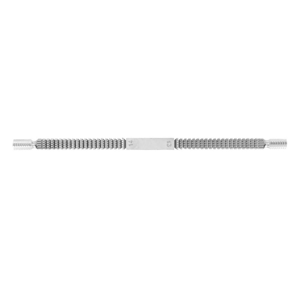 Thread Restoring File Sets; Teeth Per Inch: 11,12,13,14,16,18,20,24; Pitch: 0; Restores Pipe Threads: No; Internal Thread Use: Yes; External Thread Use: Yes; File Length: 230 mm