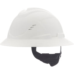 Hard Hat: Construction, Energy Company, Heat Protection, Manufacturing, Mining, Oil and Gas & Utilities, Full Brim, N/A, Class C, 4-Point Suspension