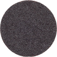 Quick-Change Disc: Type R, 3" Dia, 24 Grit, Aluminum Oxide, Coated