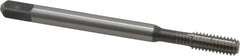 Thread Forming Tap: #8-32 UNC, Bottoming, High Speed Steel, Bright Finish