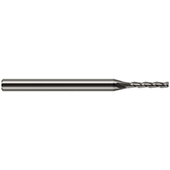 Square End Mill: 0.2187" Dia, 0.8750" LOC, 4 Flute, Solid Carbide