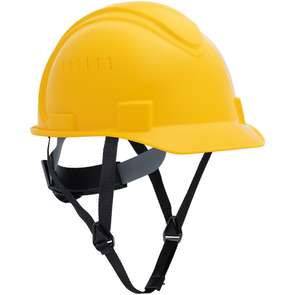 Hard Hat: Manufacturing, Mining, Oil and Gas, Ship Building, Traffic Safety, Utilities & Construction, Short Brim, N/A, Class C, 4-Point Suspension