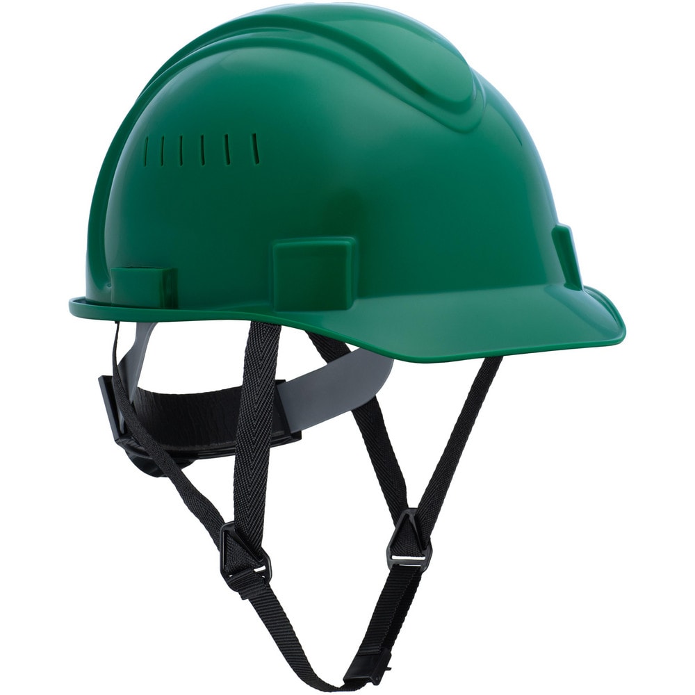 Hard Hat: Manufacturing, Mining, Oil and Gas, Ship Building, Traffic Safety, Utilities & Construction, Short Brim, N/A, Class C, 4-Point Suspension