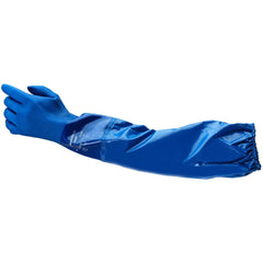 Chemical Resistant Gloves; SZ8 13GA 24" BLU 1/PR VERSATOUCH NITRILE GLV