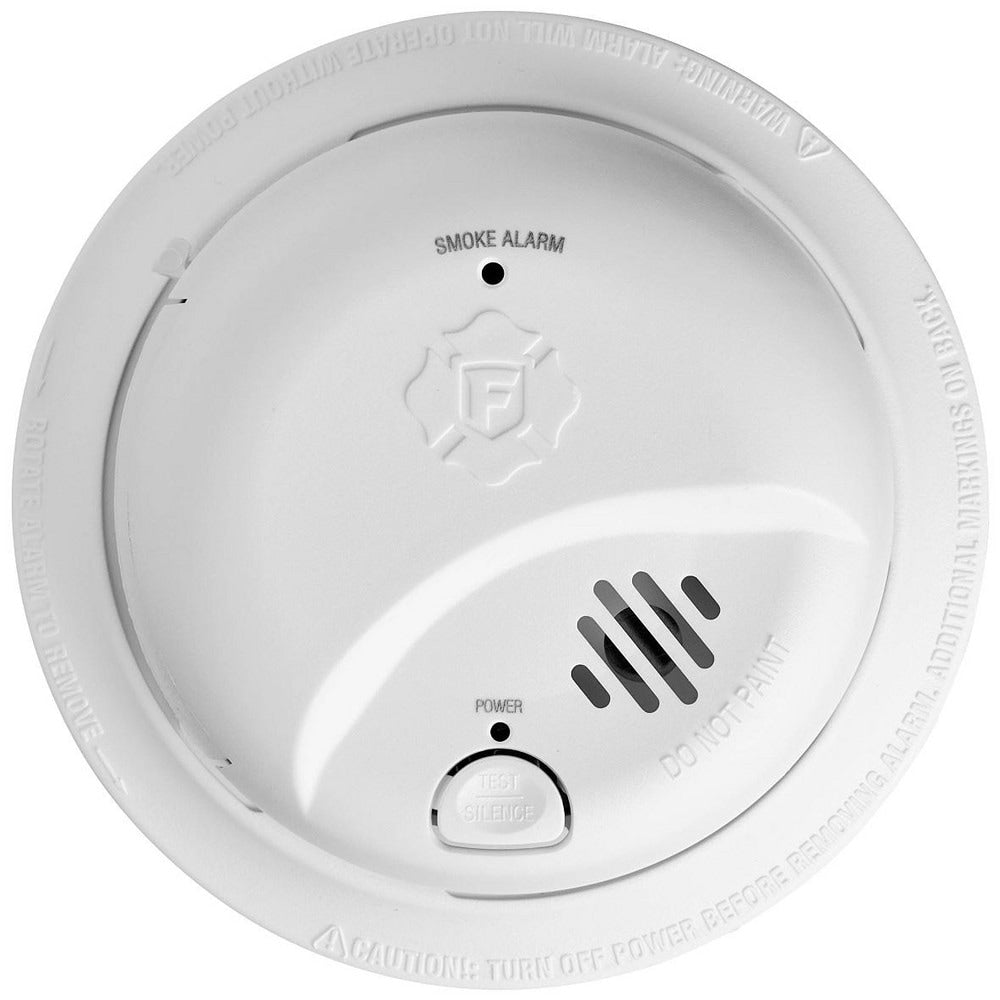 Smoke & Carbon Monoxide (CO) Alarms; Alarm Type: Smoke; Sensor Type: Ionization; Mount Type: Wall, Ceiling; Interconnectable: Interconnectable; Power Source: Battery; Battery Chemistry: Lithium-ion; Battery Size: 3V; Batteries Included: Yes