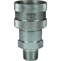 Hydraulic Hose Fittings & Couplings; Type: T-Series Male NPTF Ball Coupler; Fitting Type: Coupler; Hose Inside Diameter (Decimal Inch): 0.2500; Hose Size: 1/4