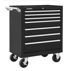 Steel Tool Roller Cabinet: 29" Wide, 35" High, 20" Deep, 7 Drawer