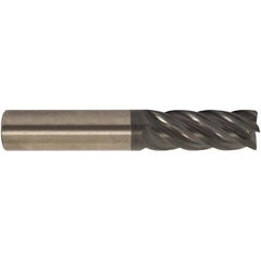 Square End Mill: 1-1/4" Dia, 1-1/2" LOC, 5 Flute, Solid Carbide