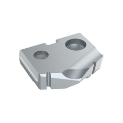 Spade Drill Insert: 16.00 mm Dia, Seat Size 0, Cobalt, 132 deg Point