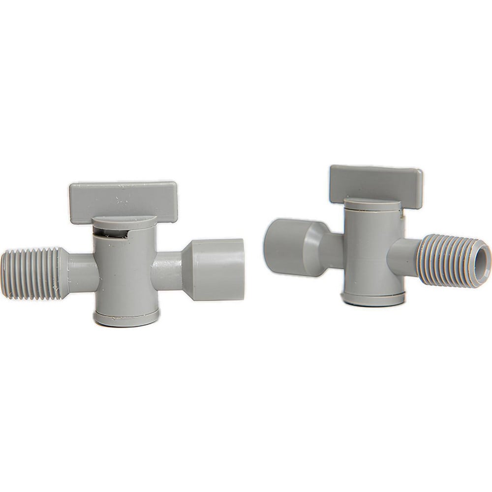 Coolant Hose Valves; Hose Inside Diameter (Inch): 1/4; System Size: 0.25 in; Connection Type: Male x Female; Body Material: POM; Thread Size: 1/4 in; Number Of Pieces: 1