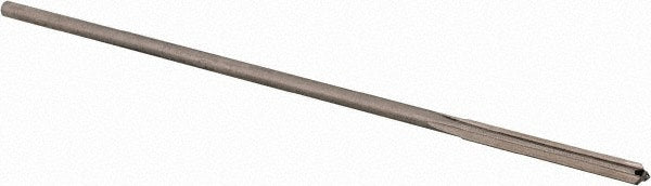 Chucking Reamer: 5/64" Dia, 3" OAL, 3/4" Flute Length, Straight-Cylindrical Shank, HSS