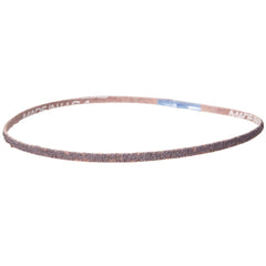 Abrasive Belt:  3/8" Wide, 13" OAL, 60 Grit, Aluminum Oxide