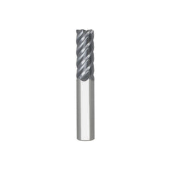 Square End Mill: 5/8" Dia, 1-5/8" LOC, 5 Flute, Solid Carbide