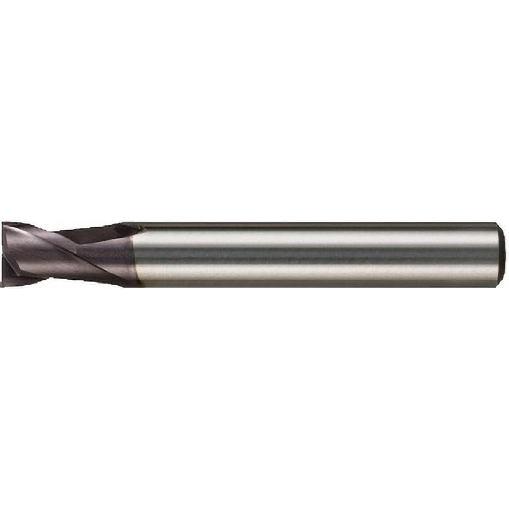 Square End Mill: 10.00 mm Dia, 6.00 mm LOC, 2 Flute, Solid Carbide