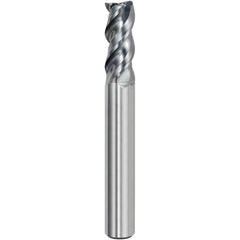 Square End Mill: 6.00 mm Dia, 13.00 mm LOC, 3 Flute, Solid Carbide