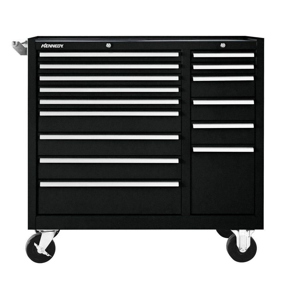 Steel Tool Roller Cabinet: 39" Wide, 39" High, 18" Deep, 15 Drawer