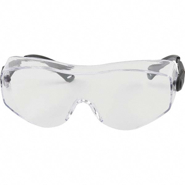 Safety Glasses: Scratch-Resistant, Clear Lenses, Frameless